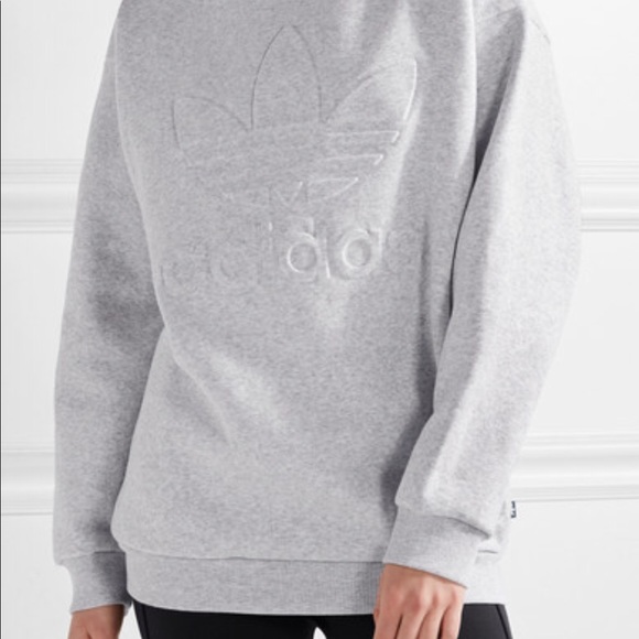 adidas embossed sweatshirt